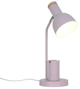 Lampa de birou camera copii cu suport telefon si pixuri, Devone roz