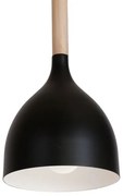 Lustră pe cablu NOAK WOOD 3xE27/60W/230V