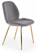 Scaun K381 material catifea gri