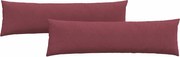 vidaXL Perne pentru canapea 2 pcs Roșu Vin 145 x 40 cm țesătură