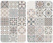 Plăci de sticlă pentru aragaz cu mozaic, 2 bucăți, WENKO, plăci