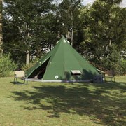 vidaXL Cort de familie Tipi cu acoperiș Verde 560 x 560 x 300 cm