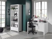 Set Mobilier Cameră Copii ERIK: Birou și Bibliotecă, Alb – Vipack
