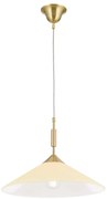 Lustra, Pendul realizat manual ARTDESIGN 40cm, alama mat/ champagne