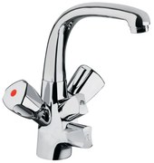 Baterie chiuveta bucatarie dubla comanda Kludi Standard cu multiracord crom lucios