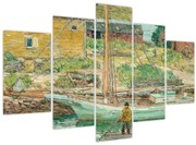Tablou - Childe Hassam, Oyster Sloop, Cos Cob, reproducere (150x105 cm)