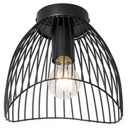 Plafoniera de design neagră 20 cm - Pua