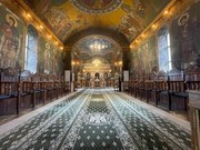 Model Bisericesc, Traversa festonata, Latime 60 cm, Verde