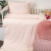 Lenjerie de pătuț din muselină 4Home pentru copiiRose , 100 x 135 cm, 40 x 60 cm