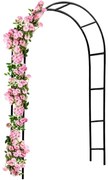 Suport arcuit pentru trandafiri 240x140x37 cm Gardebruk