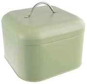 Orion Cutie pentru pâine din tablă Greenish, 20 x20 x 17 cm, 20 x 20 x 17 cm