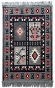 Covor rustic traditional diverse marimi Gri