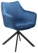 Scaun Azalia velvet bleumarin Blu86
