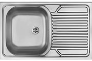 Chiuveta Deante Tango inox satinat cu cuva orientata pe stanga 80x50 cm