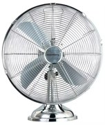 Ventilator de birou, 40 cm, Klausberg KB7538, otel, argintiu