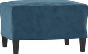 vidaXL Taburet, albastru, 60x50x41 cm, catifea