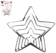 Forme din inox STEA, 5 buc
