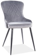 Scaun de sufragerie Lloyd (Gri + Negru). Promo -7%. 1050457