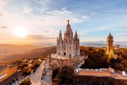 Fotografie Tibidabo mountain and Sagrat Cor church, Alexander Spatari