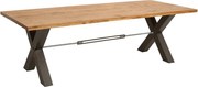 Masa Design Industrial Thor 200cm stejar salbatic