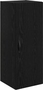 vidaXL Dulap montat pe perete Stejar Negru 34,5 x 34 x 90 cm