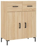 vidaXL Dulap, stejar sonoma, 69,5x34x90 cm, lemn compozit