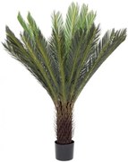 Planta artificiala decorativa cu ghiveci, 120 cm, Cycas Bizzotto