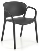 Scaun de bucaterie Layne, negru