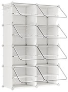 Pantofar modular AGMO 83x125 cm, alb