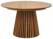 Masa rotunda extensibila Valhalla Wood 120-200cm, stejar