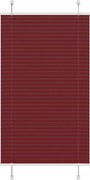 vidaXL Jaluzea plisată Bordeaux Roșu 70x100 cm Lățime țesătură 69,4 cm