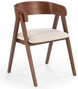 Scaun de bucătărie Bailey, bej / nuc