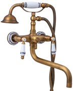 Baterie cada TRENDY'S, pipa lunga mobila , bronz antichizat, monocomanda