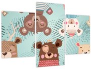 Tablou - Ursuleții veseli (90x60 cm)