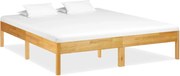 vidaXL Cadru de pat, 180 x 200 cm, lemn masiv de stejar