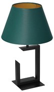 Lampă de masă 1xE27/60W/230V 45 cm verde/aurie