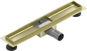 Mexen Flat corp pentru scurgere liniară 60 cm, auriu periat - 1A15060