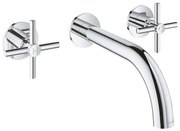 Baterie lavoar incastrata Grohe Atrio 3 elemente crom