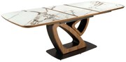 Masa extensibila deosebita design LUX Marble 180-230x100cm