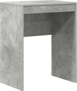 vidaXL Birou Gri din beton 60 x 40 x 76 cm