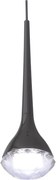 Lustră LED suspendată pe cablu CRIMA, Open Design OR84795, LED 7W, 230V, negru