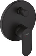 Baterie cada Hansgrohe Vernis Blend montaj incastrat, negru mat - 71466670