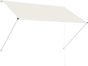 vidaXL Copertină retractabilă, crem, 200 x 150 cm