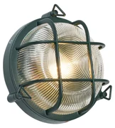 Lampă de exterior de perete și de plafon verde închis rotundă IP44 - Noutica