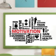 Sticker perete Motivation