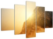 Tabloului muntelui în ceață (150x105 cm)