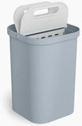 Cos de gunoi Joseph Joseph 30109, 4 l, Aerisire, Fara BPA, Gri/verde