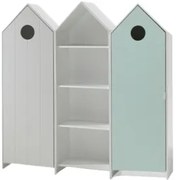 Set CASAMI este format din 3 Dulap camera copiiuri: 2 Dulap camera copiiuri cu uși în verde mentă și roz și 1 Dulap camera copii fără ușă.