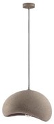 Lustra suspendata design modern, Stone Brown, AERE, L 40cm