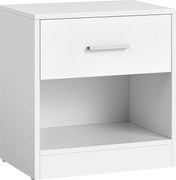 Măsuță de noptieră COSTA, 28x39x41 cm, albă Vasagle